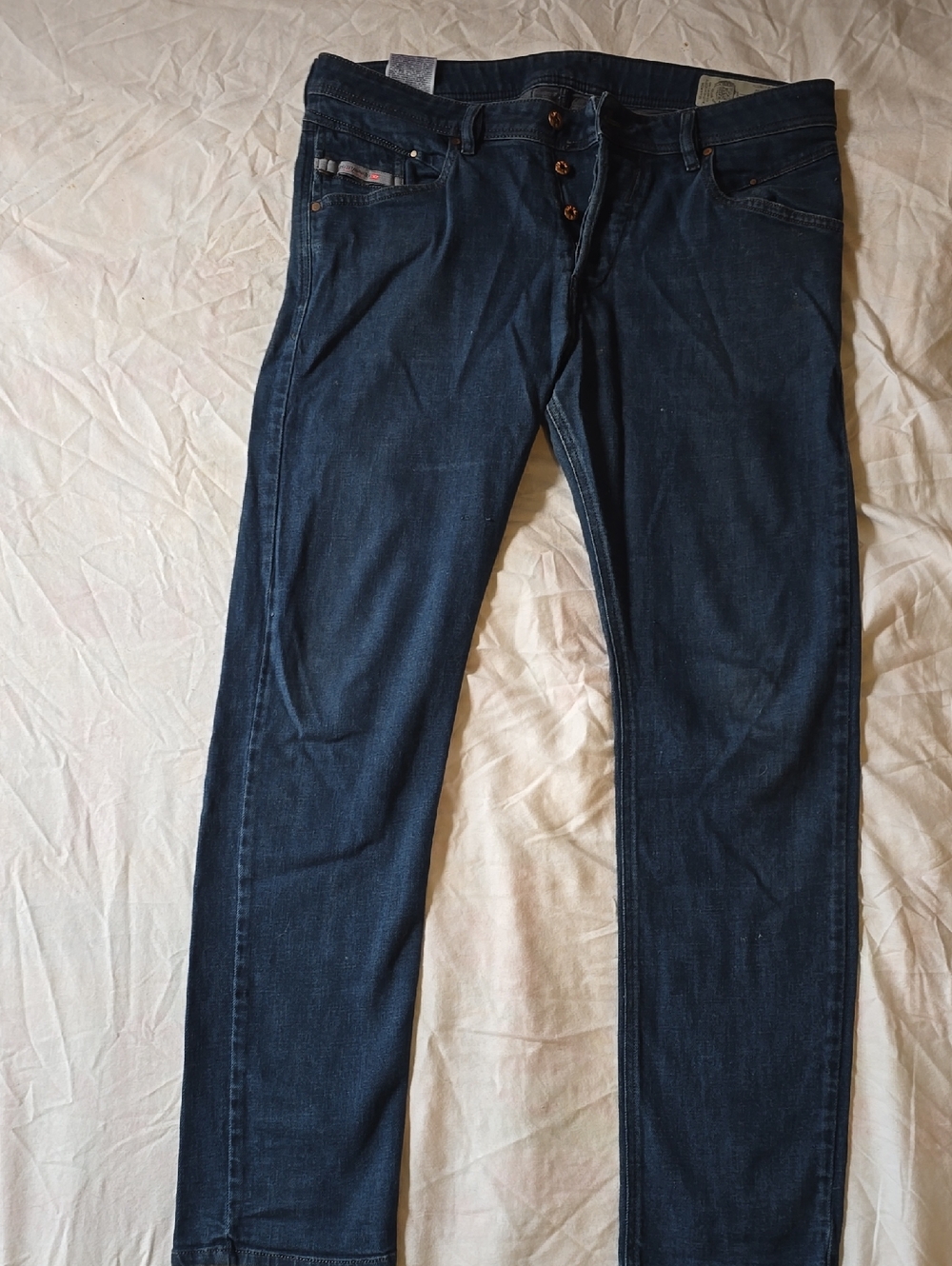 Diesel Belther Dark Blue Men's Slim Fit Jeans 34x32